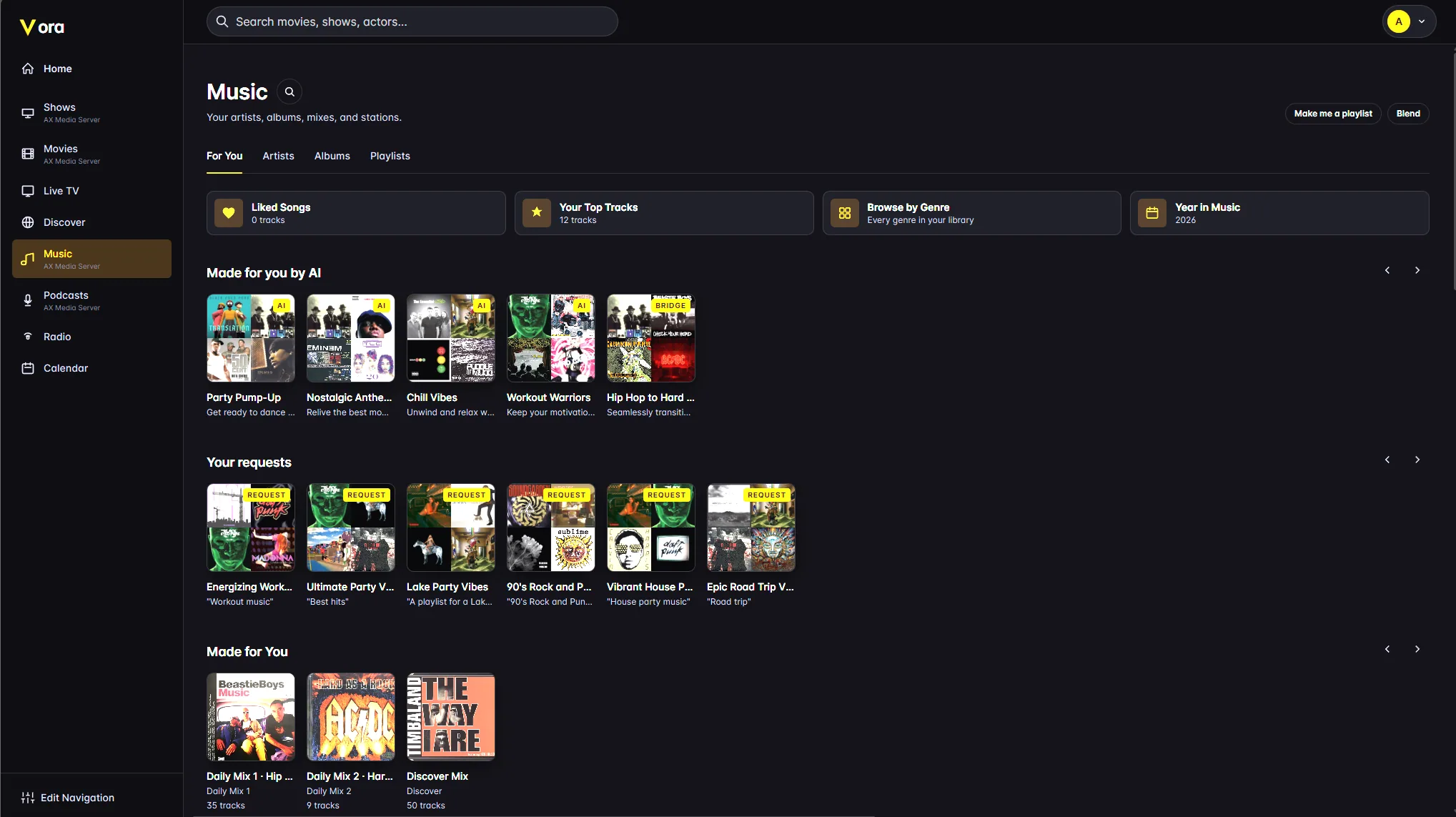 Music on the web